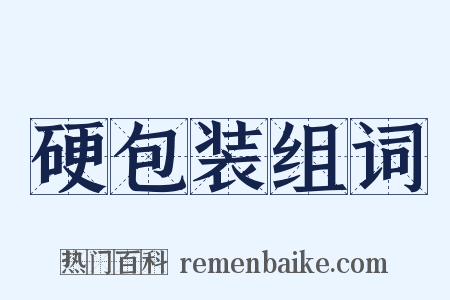 硬包装组词是什么意思的图片